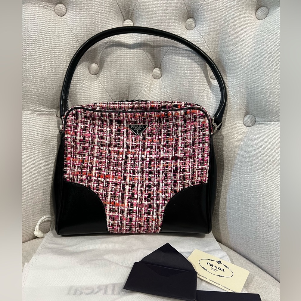 💕💕Prada Tweed Bag 💕💕